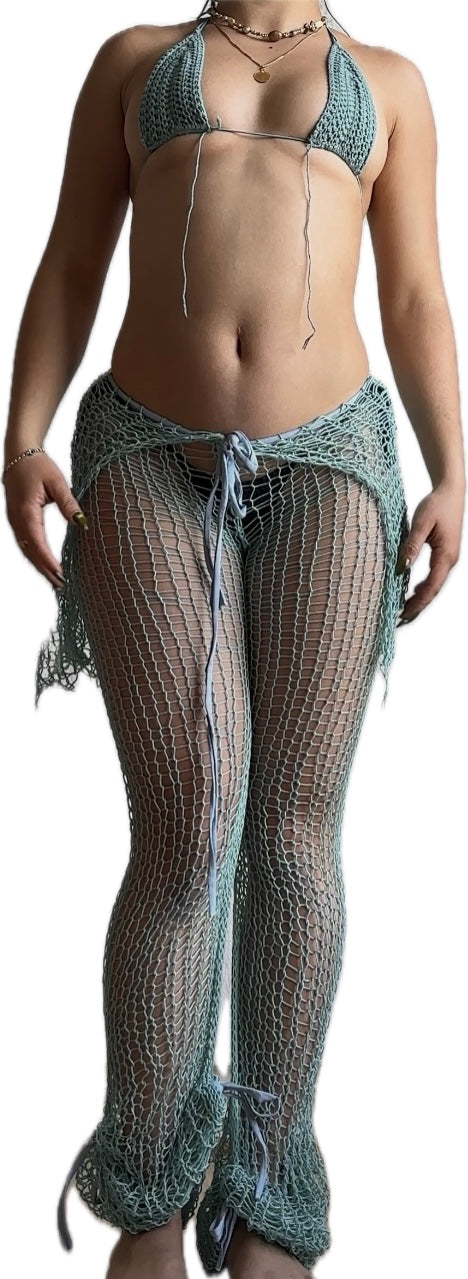 Wing Pants Mint Blue M/L