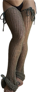 sparkly olive leg warmers / chaps M/L