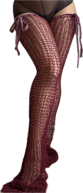 bordeaux leg warmers / chaps M/L