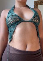 butterfly top forest green